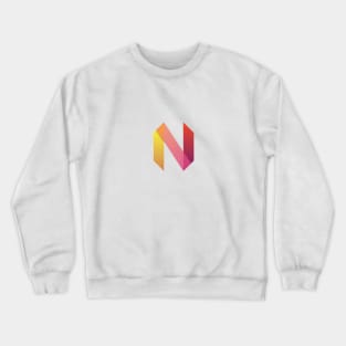 Neovim Text Editor Logo - Fire Version Crewneck Sweatshirt